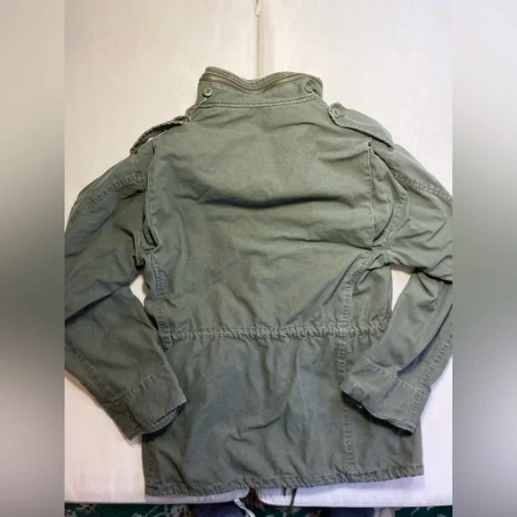 Rothco Field Jacket Mens Small Regular Green M-65 Military Army Coat Cotton - Picture 2 of 10